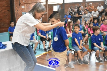 Celebração de Conclusão da Educação Infantil e envio para o 1º ano dos alunos do Infantil 5