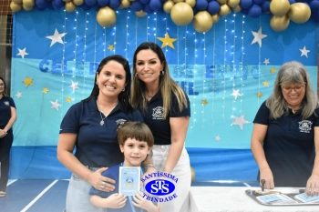 Celebração de Conclusão da Educação Infantil e envio para o 1º ano dos alunos do Infantil 5