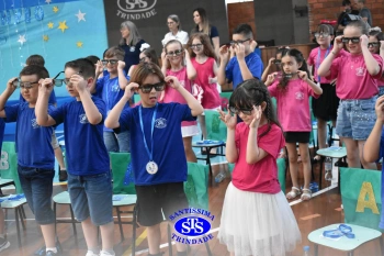 Celebração de Conclusão da Educação Infantil e envio para o 1º ano dos alunos do Infantil 5