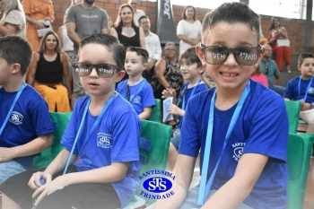 Celebração de Conclusão da Educação Infantil e envio para o 1º ano dos alunos do Infantil 5