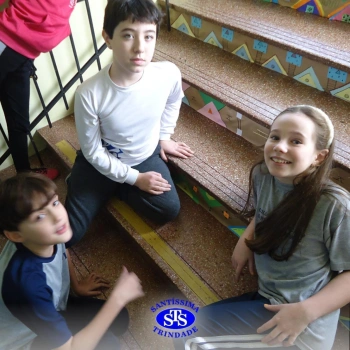 4º ano | Grafismo indígena é utilizado em intervenção artística