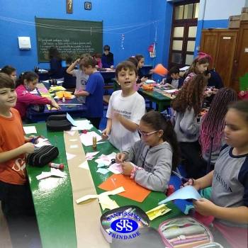 4º ano | Grafismo indígena é utilizado em intervenção artística
