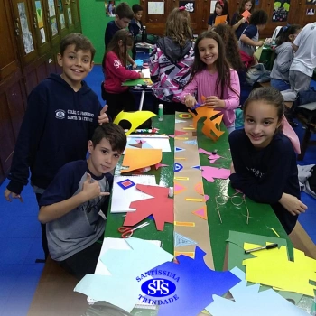 4º ano | Grafismo indígena é utilizado em intervenção artística