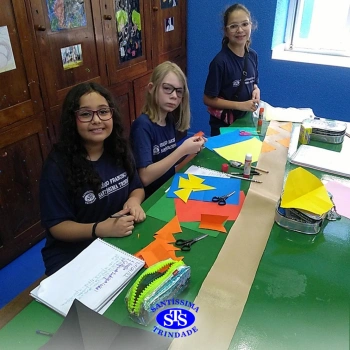 4º ano | Grafismo indígena é utilizado em intervenção artística