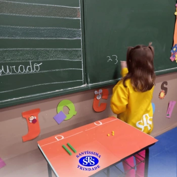 Alunos do 1º ano em construção do número