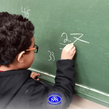 Alunos do 1º ano em construção do número