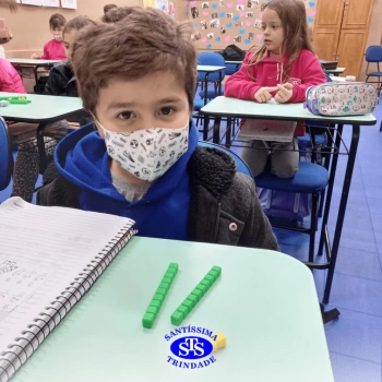 Alunos do 1º ano em construção do número