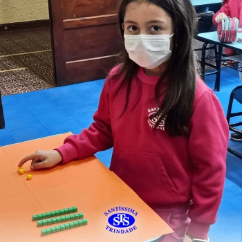 Alunos do 1º ano em construção do número