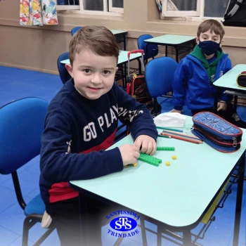 Alunos do 1º ano em construção do número