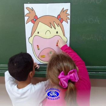 Alunos estudam importância da alimentação saudável | 1º ano 