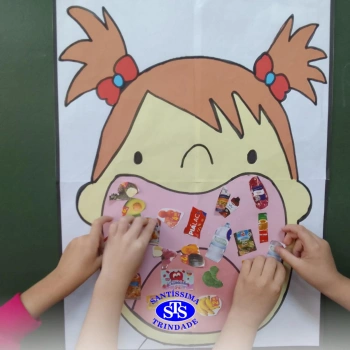 Alunos estudam importância da alimentação saudável | 1º ano 