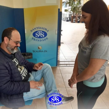 Ação de conscientização sobre o autoexame de mama