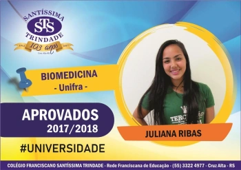 Parabéns, aprovados no vestibular !