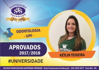 Parabéns, aprovados no vestibular !