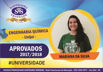Parabéns, aprovados no vestibular !