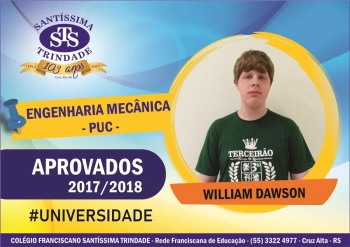 Parabéns, aprovados no vestibular !