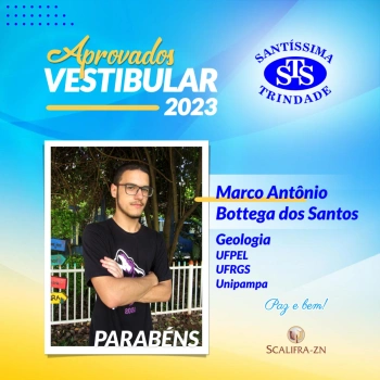 Parabéns, aprovados no Vestibular! 