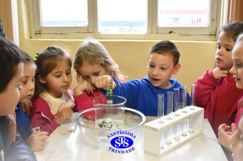 Alunos celebram o Dia do Folclore no Laboratório de Ciências | Infantil 4