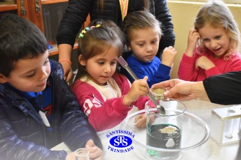 Alunos celebram o Dia do Folclore no Laboratório de Ciências | Infantil 4