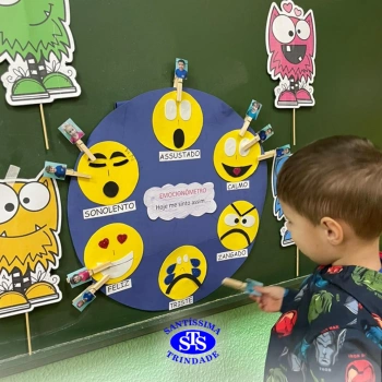 Infantil 3 | Emocionômetro auxilia crianças a identificar suas emoções