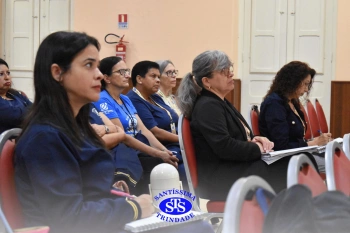 Profissionais participam de formação para a brigada de incêndio e sobre Lei Lucas