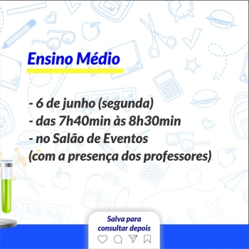 Entrega dos Pareceres e Boletins Escolares | 1º trimestre