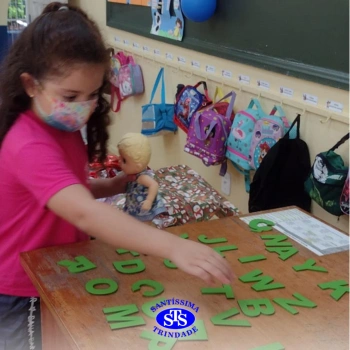 Lembranças de vivências no Santíssima em 2021 | Infantil 5