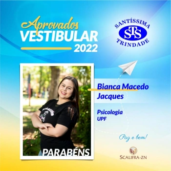Parabéns, alunos aprovados! 