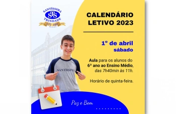 1º de abril: sábado letivo