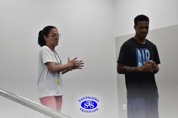Espírito de equipe nos jogos é tema de bate-papo com os alunos do 6º e do 8º ano