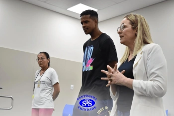 Espírito de equipe nos jogos é tema de bate-papo com os alunos do 6º e do 8º ano