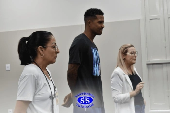 Espírito de equipe nos jogos é tema de bate-papo com os alunos do 6º e do 8º ano