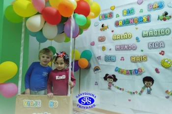 Alunos participam de atividades alusivas ao Dia da Criança