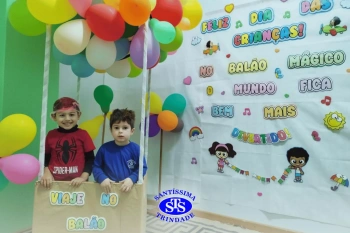 Alunos participam de atividades alusivas ao Dia da Criança