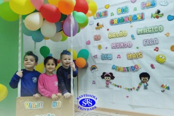 Alunos participam de atividades alusivas ao Dia da Criança