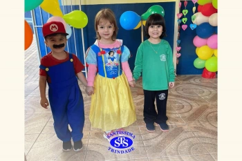 Alunos participam de atividades alusivas ao Dia da Criança