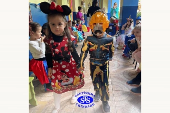 Alunos participam de atividades alusivas ao Dia da Criança