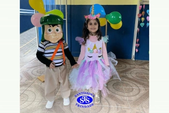 Alunos participam de atividades alusivas ao Dia da Criança