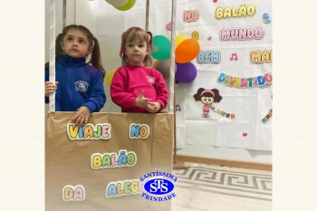 Alunos participam de atividades alusivas ao Dia da Criança