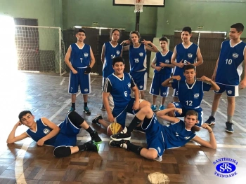 Parabéns, atletas do basquete ! 