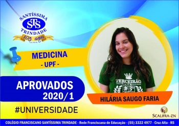 Parabéns, alunos do Santíssima ! 