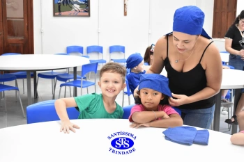 Alunos fazem pães para a Celebração de Páscoa | 1º ano