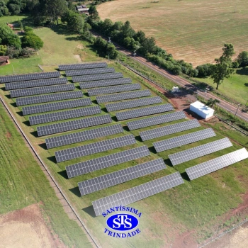 Usina Fotovoltaica pioneira no estado fornece energia para o Santíssima, UFN e Sant’Anna