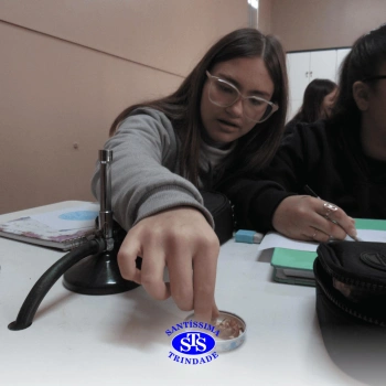 Prática com o microscópio para estudar o Sistema Locomotor | 6º ano