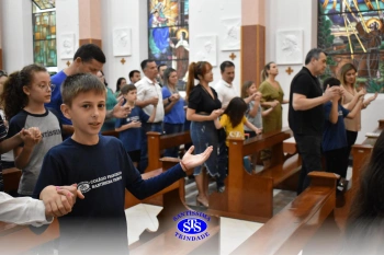 Celebração Eucarística reuniu famílias dos alunos do 4º ano