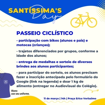 Esperamos por vocês nesse dia especial!