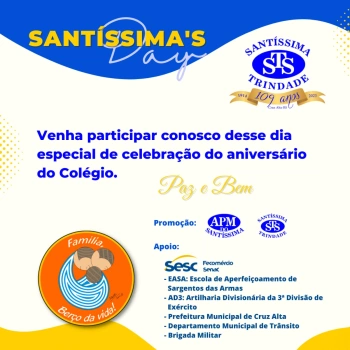 Esperamos por vocês nesse dia especial!