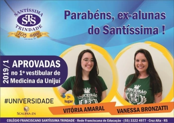 Parabéns, ex-alunas STS !