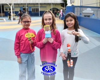 2º ano faz marionetes com materiais reciclados