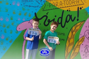 Registros do primeiro dia de aula do 4º ano 